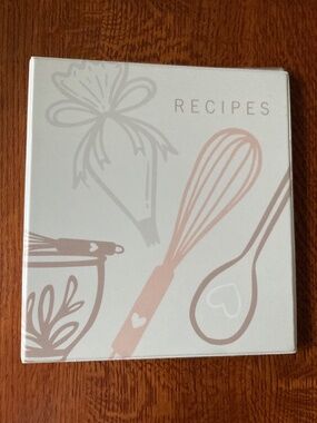 3 ring Recipe Binder